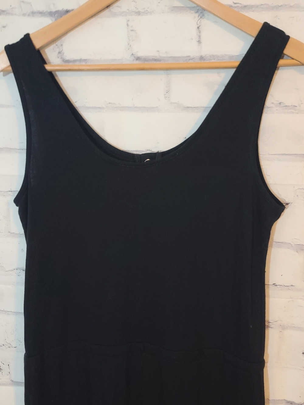 One Piece Tank Drawstring Jumpsuit Romper Comfy Cozy Small - Picture 8 of 8